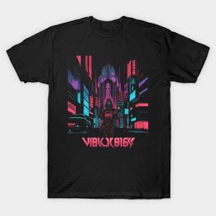 Cyberpunk City Hacker T-Shirt